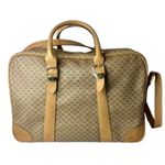 Gucci  Micro GG Leather and Coated Canvas Carry-On Luggage Travel Shoulder Bag Photo 2