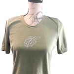 Allison Daley  Size S/Pay short sleeve green top Photo 6