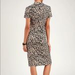 Lulus  animal print dress Size Large NEW Photo 2