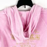 PINK - Victoria's Secret PINK VICTORIA’S SECRET Vintage ‘86 The Pink World Tour Velour Hood Zip Jacket Photo 9