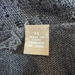 Anthropologie Knitted & Knotted Silk Blend Tie Waist Cardigan XS Gray Whimsigoth Photo 7