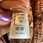 Venus NWOT  Pink Sequin Puffer Coat Size L Photo 4