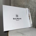 Balmain Alma Snake-Effect Leather Ankle Boots Photo 15