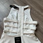 Lulus  Call Back White Backless Skater Dress Size M NWT Photo 10