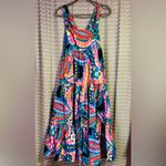 J.Crew | Apron maxi dress in Ratti® kaleidoscope floral, Size 4 Photo 2