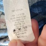 Audrey 3+1  Sleeveless Wide Leg Cropped Jumpsuit Tie Front Floral Blue Size Small Photo 12