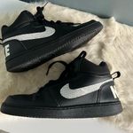 Nike Boys Court Borough Mid Black Sneaker Photo 5