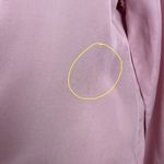 Anthropologie Cloth & Stone Pink Ruffle Button Down Shirt Photo 5