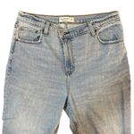 Abercrombie & Fitch Abercrombie 90s Slim Straight Ultra High Rise Light Wash Jeans Plus Size 14 32W Photo 5
