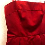 Jill Stuart NWT  Ruby Red Satin Big Bow Dress Photo 6