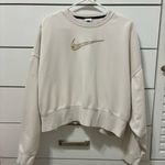 Nike  Logo Sportswear Cream Crewneck Photo 1