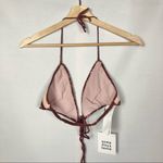 Somedays Lovin NEW REVOLVE ' Miles Crochet Tie Halter Swim Top L Photo 43