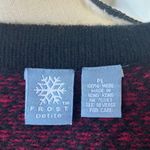 Vintage Frost Petite Burgundy Icelandic Fair Isle Snowflake Wool Cardigan Red Size undefined Photo 3