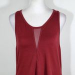 Zyia Oxblood Athletic Tank Top Size XL Burgundy Activewear Top Photo 2
