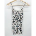 American Eagle  AEO Blue Purple Floral Button Front Mini Dress Women's Size XXS Photo 1