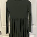 Olive Green Mini Skater Dress Photo 2