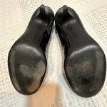 Tory Burch  Caroline 8 navy patent gold logo flex pumps heels 3051 Photo 2