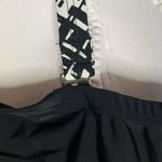 One Piece NEW Fresh Water  Removable Strap Skirted Swimsuit Slimming Black 30W Photo 6