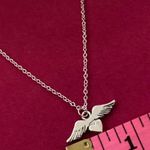 Boutique Sterling Silver Guardian Angel Wings Necklace 925 Jewelry Catholic Christian NEW Photo 10
