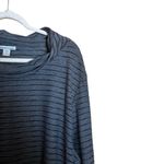 Coldwater Creek Cowl Neck Top Womens 3X 24W 26W Multicolor Stripe Stretch Blouse Photo 2