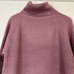 Zenana Outfitters Women’s Waist Tie Turtleneck Sweater Dress Eggplant Size XS NWOT Photo 3