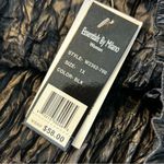 NWT Vintage Essentials by Milano Crinkle Black Sequin 80s/90s Midi Skirt 1X Photo 7