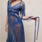 Free People  rare teal sequin maxi dress NWT Photo 4