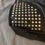 Alexander McQueen Black Leather Satchel with Metal Accents Photo 4