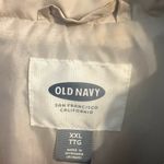 Old Navy  Quilted Puffer Vest XXL Plus Size 2X Cream Full Zip Up Lightweight Photo 3