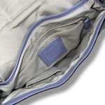 Coach  Soho Y2K 1990s Pleated Leather Soufflet Bag Flap Buckle Purple F15203 Photo 8