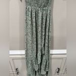 NWT Perdita Smock Top Floral Maxi Dress From Francesca’s Green Size XS Photo 5