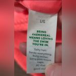 Aerie  NWOT Hot Pink Ribbed Halter One Piece Swimsuit Size Large Photo 3