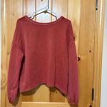 Project Social T Womens Criss Cross Back...sweatshirt Rust Color X Small Photo 2