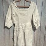 NWT Jonathan Simkhai Standard Poppy Puff Sleeve Denim mini Dress Size 4 Photo 11