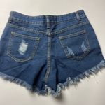 Cute and Trendy Summer Style Women's Denim Distressed Blue Shorts Size M Photo 15
