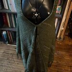 LuLaRoe olive green fringe cozy O/S knit versatile shawl Photo 0