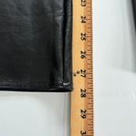 Vince Camuto  Faux Leather Pants Sz S Black Flare Moto Biker Baddie‎ Photo 4