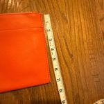 J.Crew Italian leather tassel pouch fiery red Photo 4