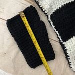 Handmade • Crochet Set 5 Pieces • Black & White • Buttons • Headband • Neck Warm Photo 12