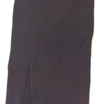 Bec & Bridge  EUC Knit Ribbed Black Maxi Skirt with High Slit - Size 4 Photo 2