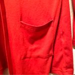 Burnt Orange Open Front Women's Sweater Sz‎ Small Photo 2