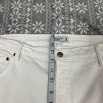 Abercrombie & Fitch Curve Love The Ankle Straight Ultra High Rise White 34/18 Photo 10