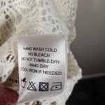 Lovers + Friends Crochet Maxi Dress Cream Sleeveless Scoop Neck Beach Cover Up L Photo 5