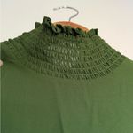 Reformation Galena Long Sleeve Dress in Olive Photo 11