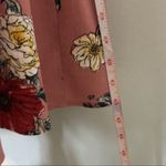 Xhilaration NWT Blush Rose Pink Floral Faux Wrap Midi Dress Photo 7