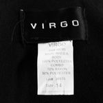 Vintage 1990s Red Black Faux Vest Jumpsuit with Blazer Leopard Animal Print Size 14 Photo 10