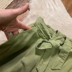 Band of Gypsies Band Of Gypsies Linen Blend Paperbag Belted Pocketed Green Shorts Women's Small Photo 2