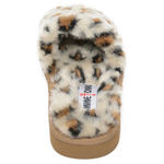 Minnetonka  • Women’s Lolo Slides Leopard Print Slippers Faux Fur Photo 7