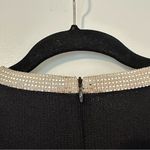 St. John  Evening Knit Embellished Long Sleeve Dress Photo 4