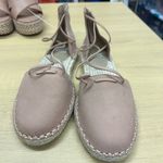 Eileen Fisher  Flat Elastic Lace Up Espadrilles Tan Women's Size 6 NWOT Photo 1